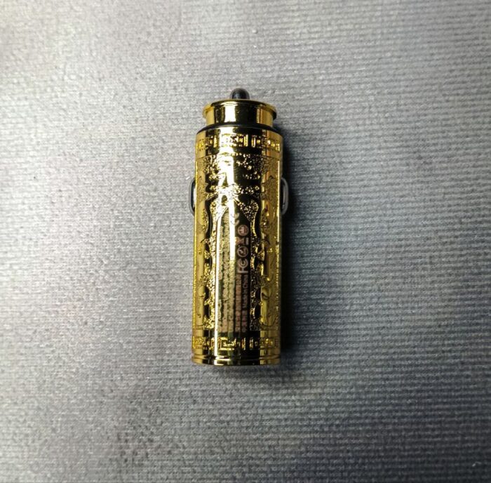 Автомобильное з/у Wekome WP-C37 USB+Type-C 20W CN Золотой — изображение 3