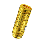 Автомобильное з/у Wekome WP-C37 USB+Type-C 20W CN Золотой