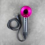 Электрический фен для волос (без насадок) Super Hair Dryer (HD08) CN Серый — изображение 3