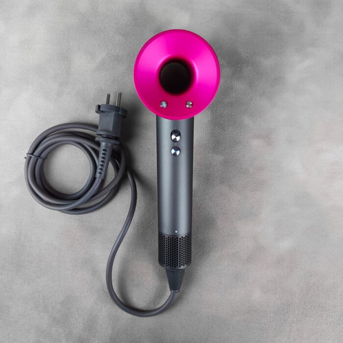 Электрический фен для волос Super Hair Dryer (HD15) (3 Насадки) CN Пурпурный — изображение 2
