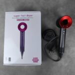 Электрический фен для волос Super Hair Dryer (HD08) (4 Насадки) CN Красный — изображение 3