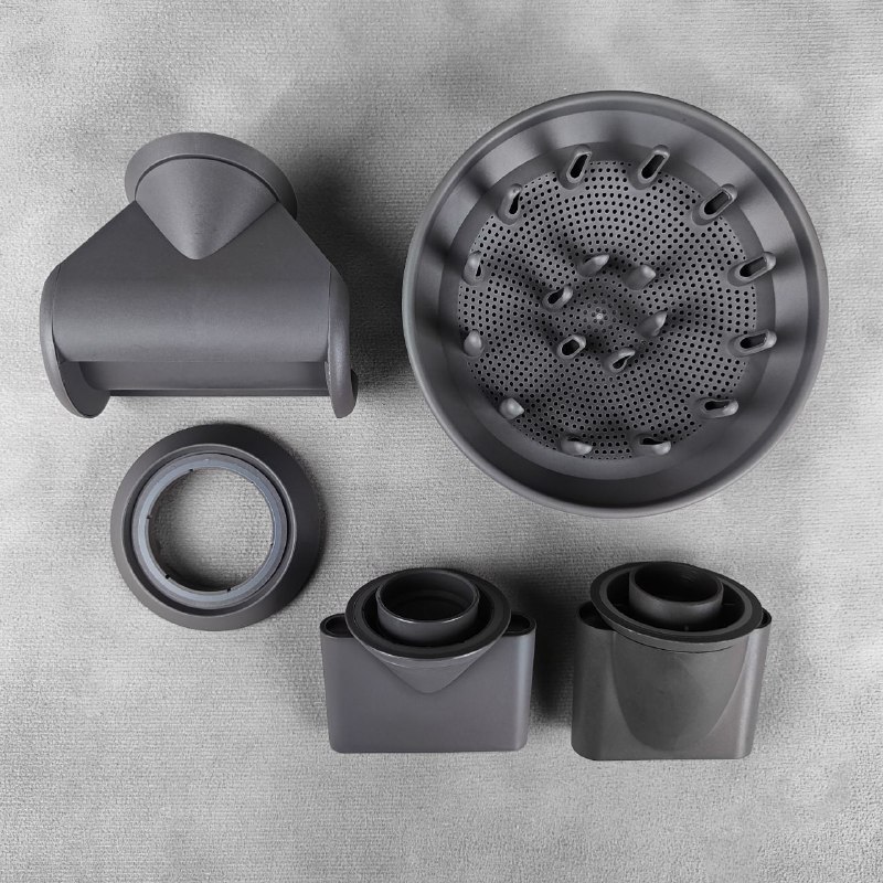 photo1703202267.jpeg Электрический фен для волос Super Hair Dryer (HD08) (4 Насадки) CN Красный — изображение 4