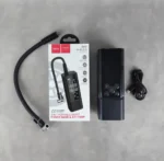 Портативный электрический насос Hoco ZP7 + Powerbank 5000mAh CN Черный — изображение 4