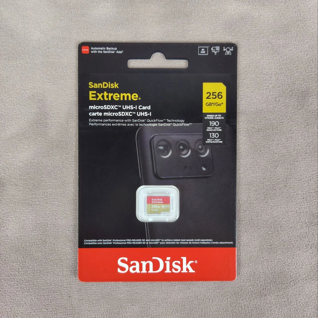 SanDisk Extreme MicroSDXC A2 256 GB SanDisk Extreme MicroSDXC A2 256 GB