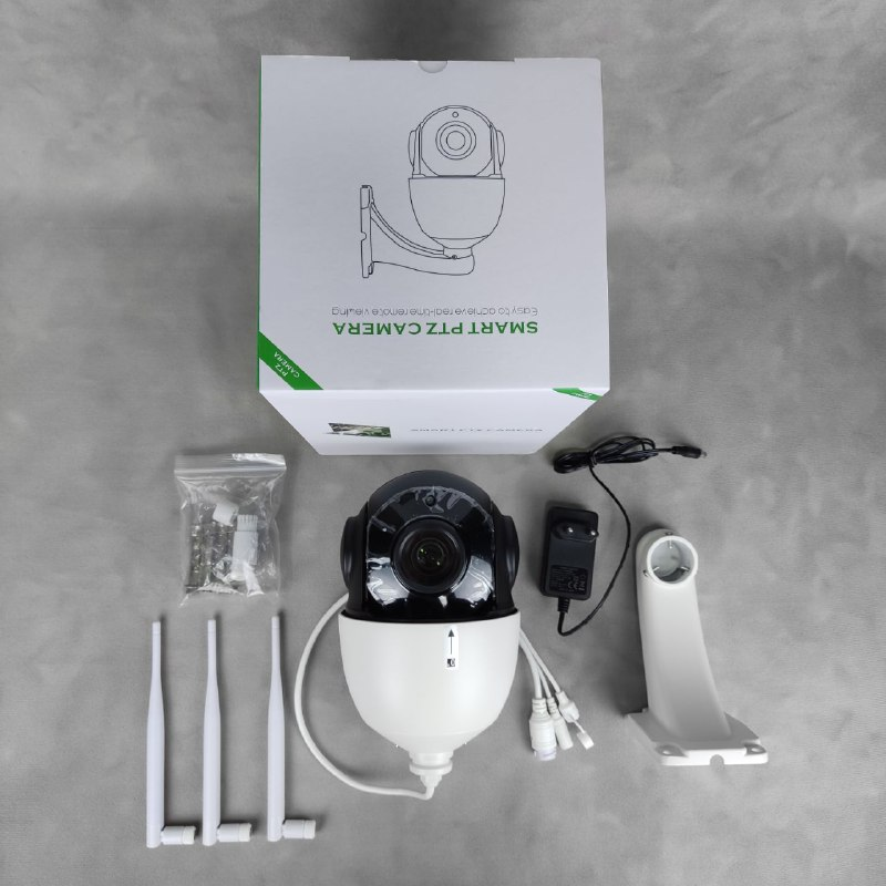 POE Smart PTZ Camera 8MP 4G Белый POE Smart PTZ Camera 8MP 4G Белый