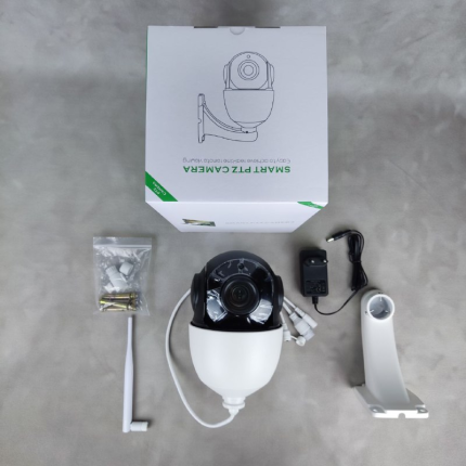 POE Smart PTZ Camera 8MP WiFi Белый